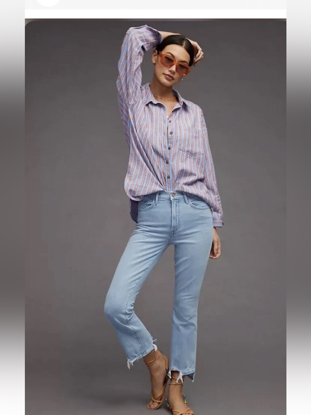 MOTHER The Insider Crop Step Chew ~Mentally Elsewhere ~Jeans NEW Size 28